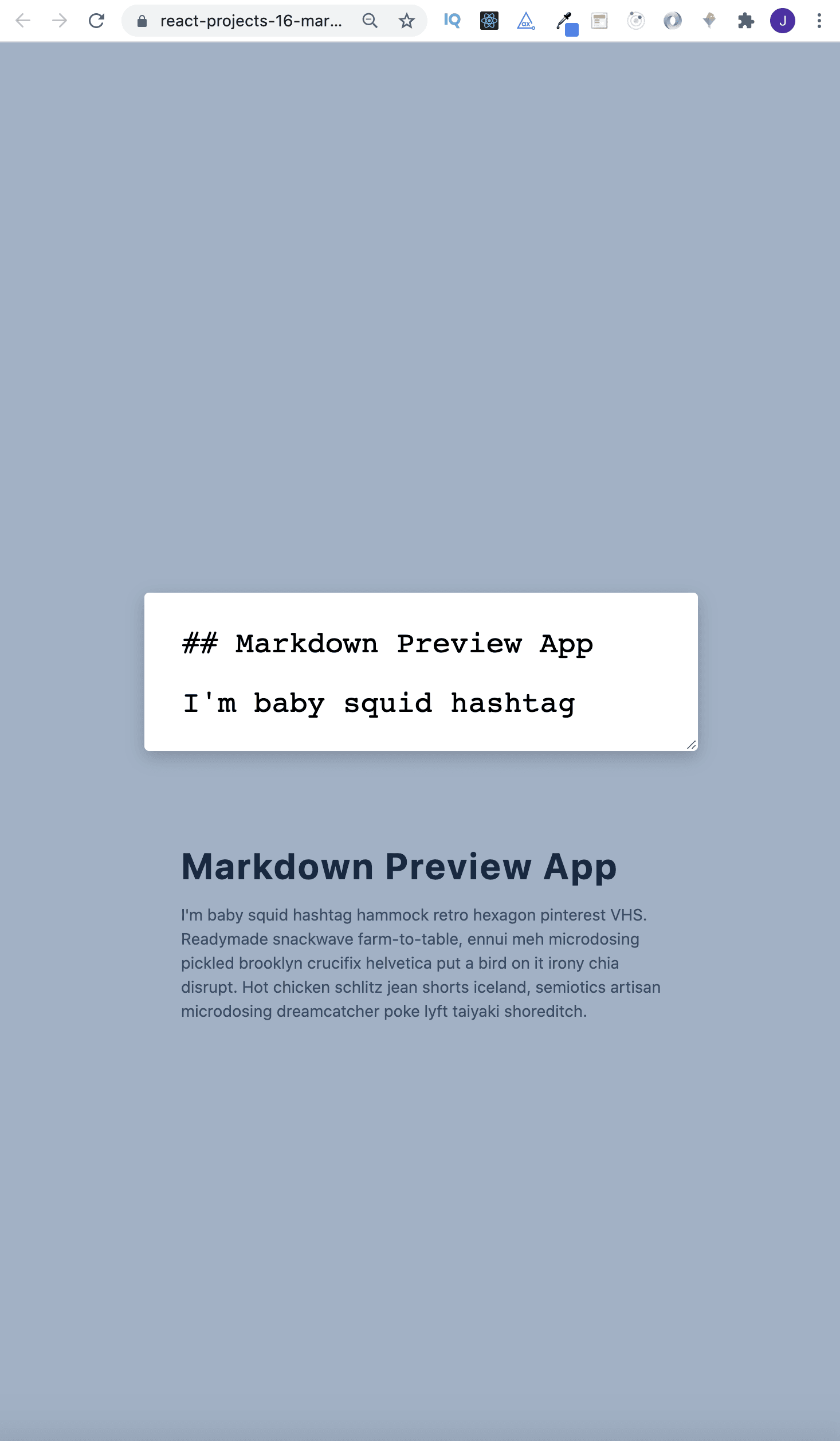 markdown preview